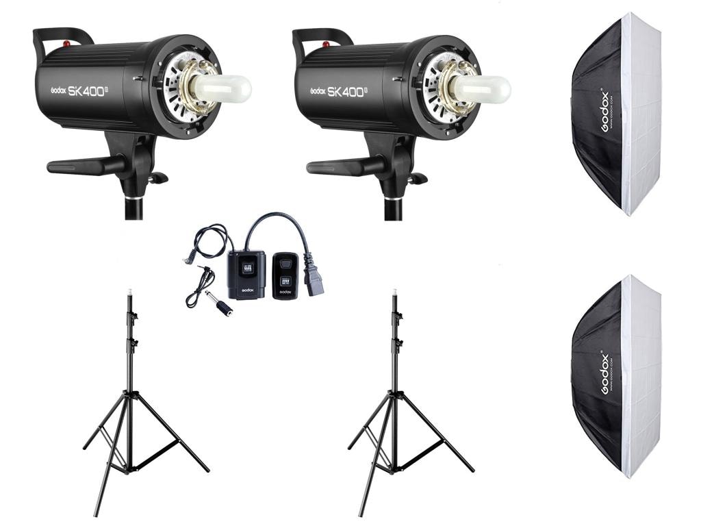 Godox SK300 II 2'li Paraflaş Seti – Temiz ve Sorunsuz