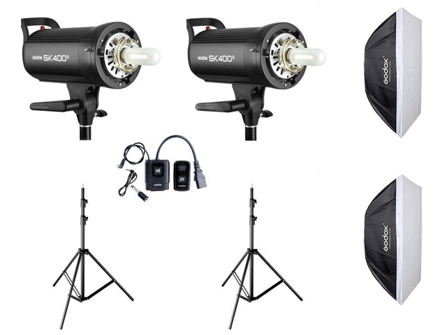 Godox SK300 II 2'li Paraflaş Seti – Temiz ve Sorunsuz