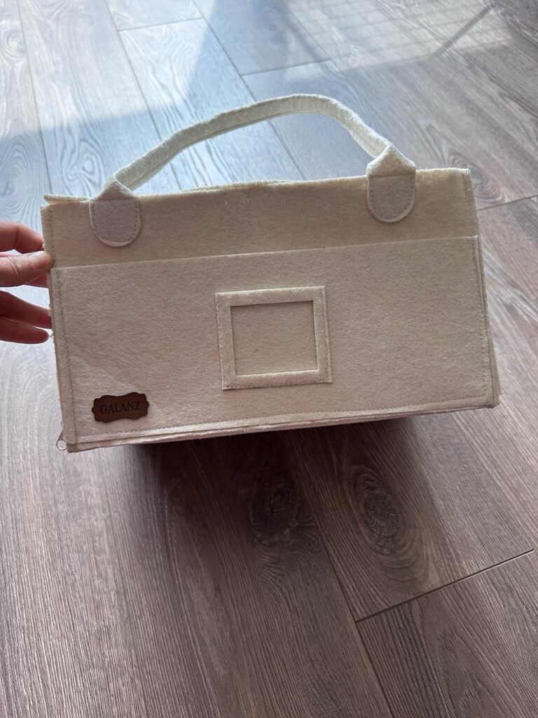 kapaklı keçe bebek organizer - 2
