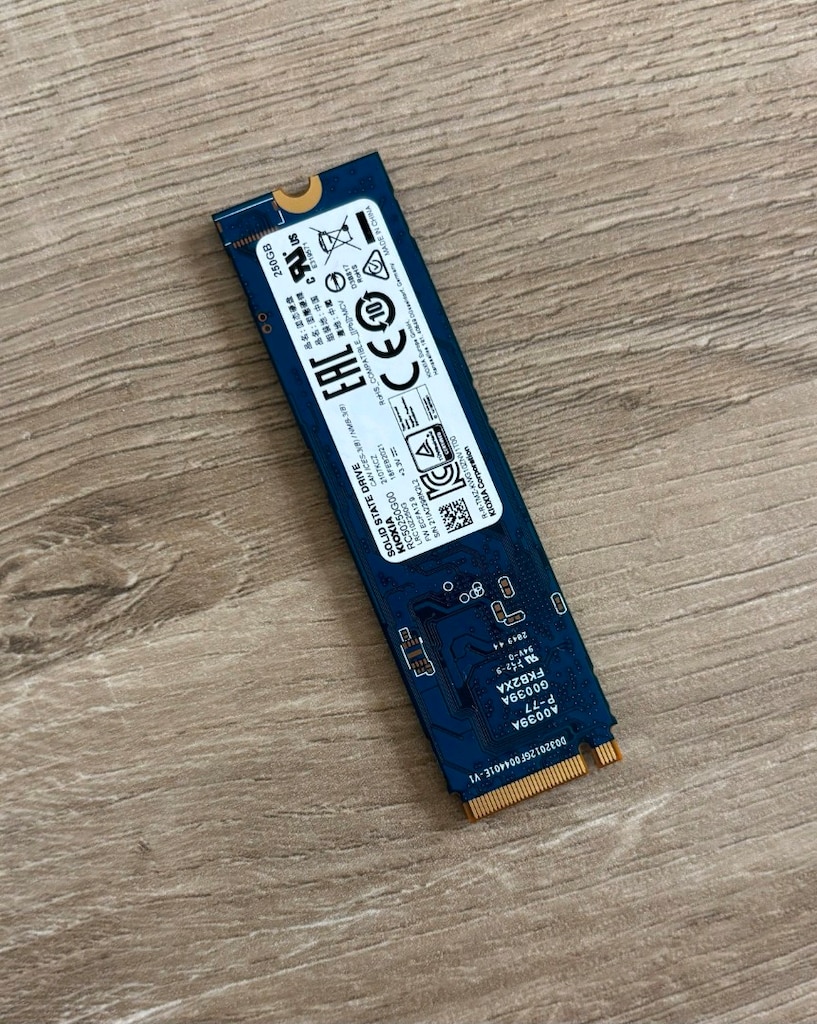 250GB KIOXIA EXCERIA NVMe M2 SSD SAĞLIK °/°100, PERFORMANS °/°100 - 2