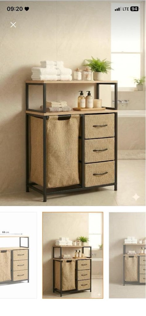 kirli sepeti banyo dolabı