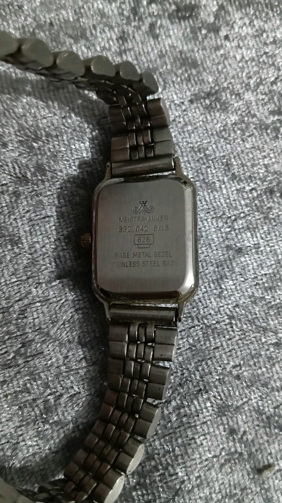 Vintage alman Meister Anker bayan kol saati - 5