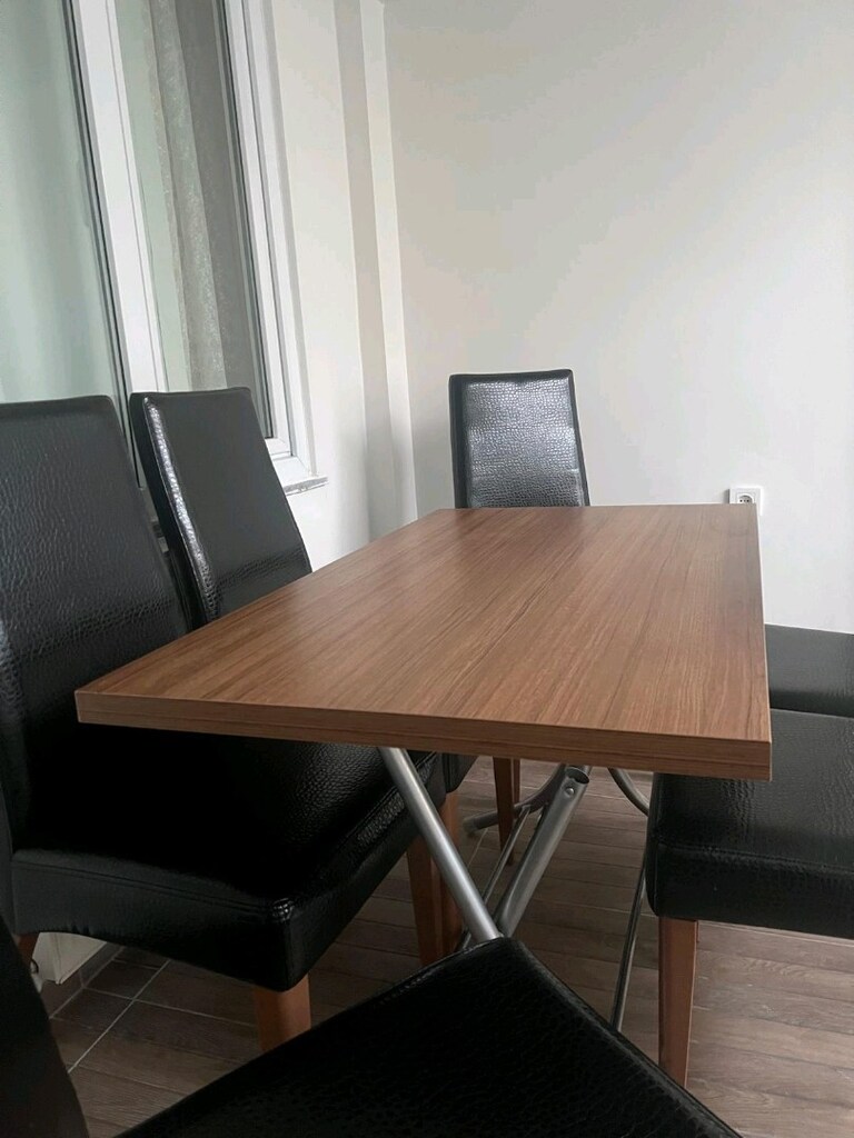 İSTİKBAL HAKİKİ DERİ SANDALYE MASA - 2