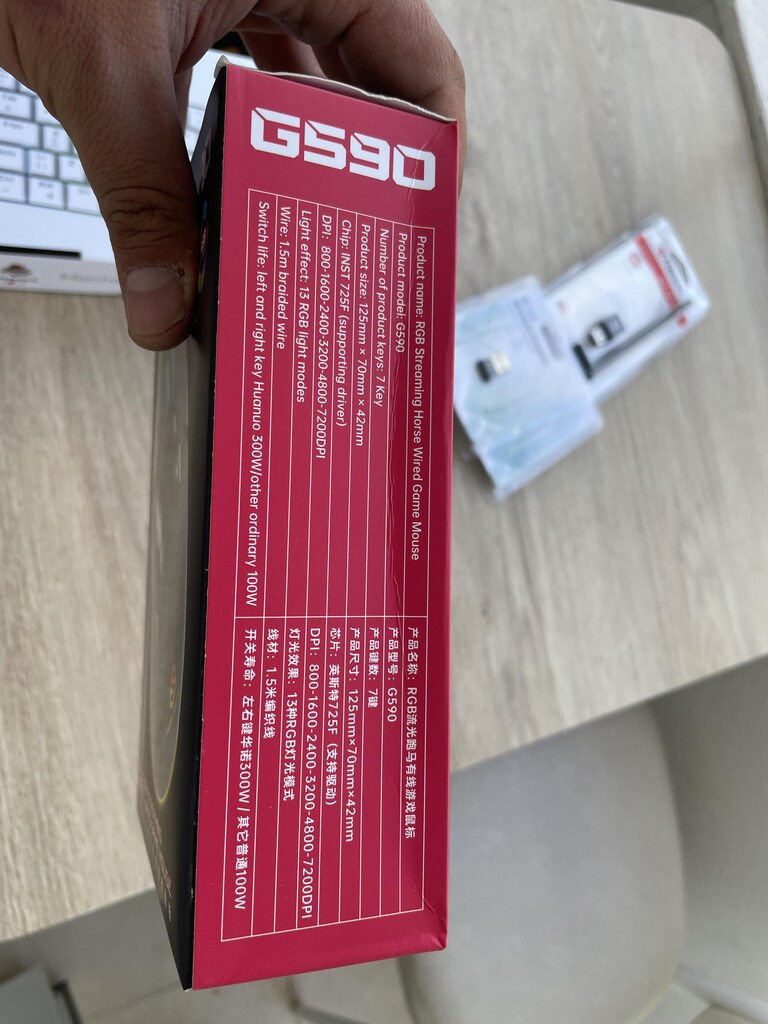 7200 DPİ MAKROLU GAMİNG MOUSE SIFIR PARLAK SİYAH - 2