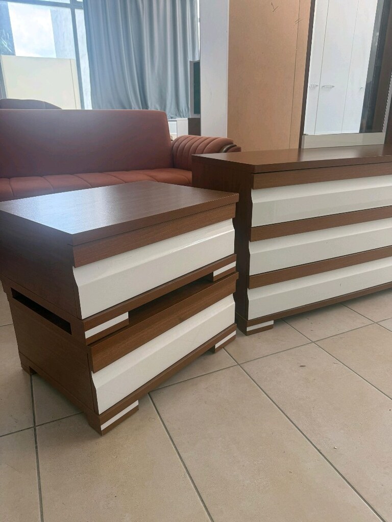 yatak odası, tam takım yatak odası, komidin, şifonyer, gardrop, - 4