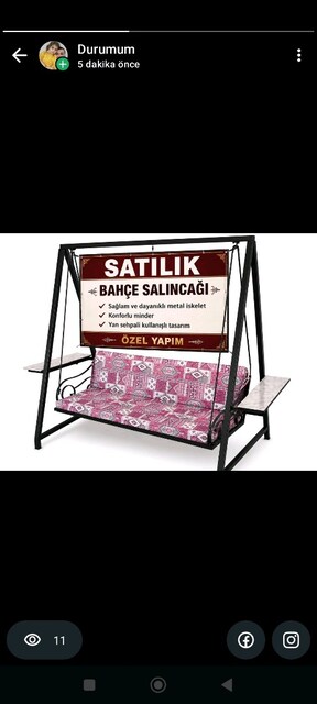 bahçe salıncağı