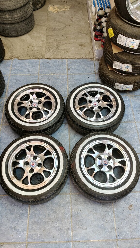 14 inç 4*100 jant lastik beyaz yanak siensi cnc sıfır takas var - 3
