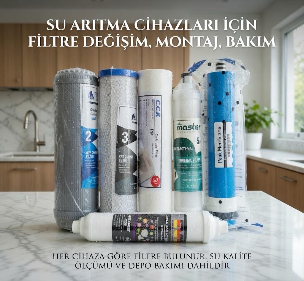 SU ARITMA CİHAZLARI FİLTRE DEĞİŞİMİ KAMPANYASI- MONTAJ DAHİL 1.700 TL. - 15