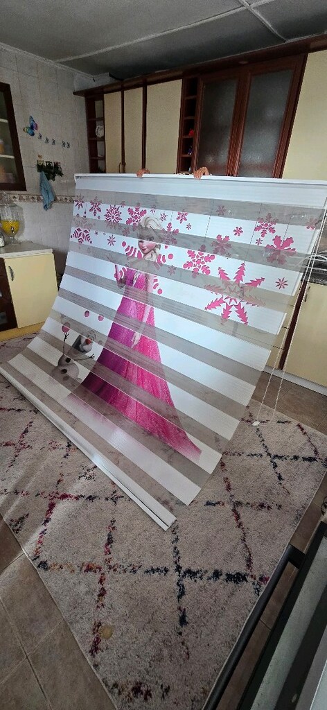 stor perde 210x200 temiz sağlam aparatı tam - 6