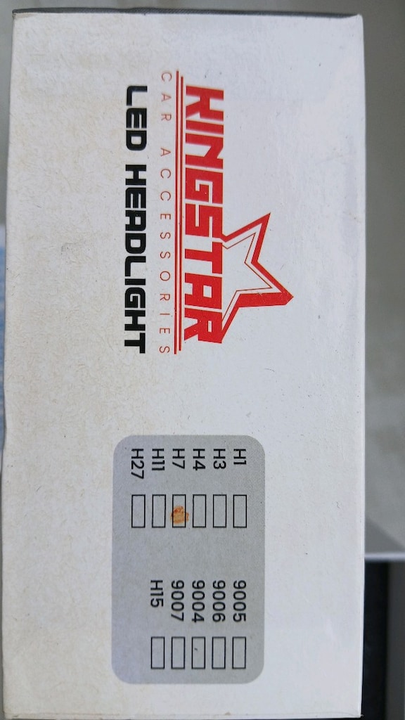 H7 6000 k led zenon - 2