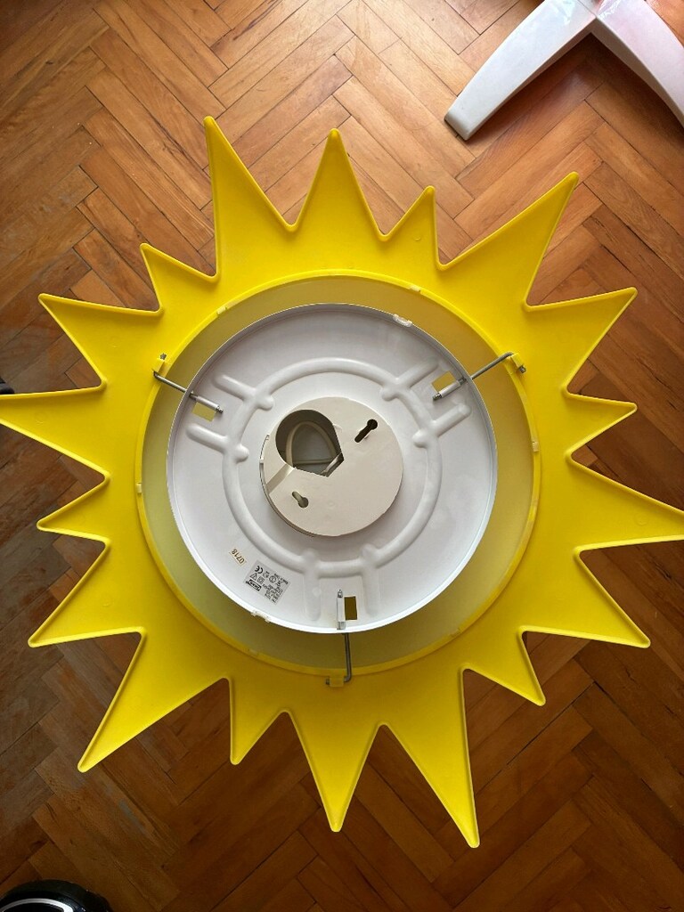 IKEA Çocuk Odası Büyük Güneş Tavan Lambası - 5
