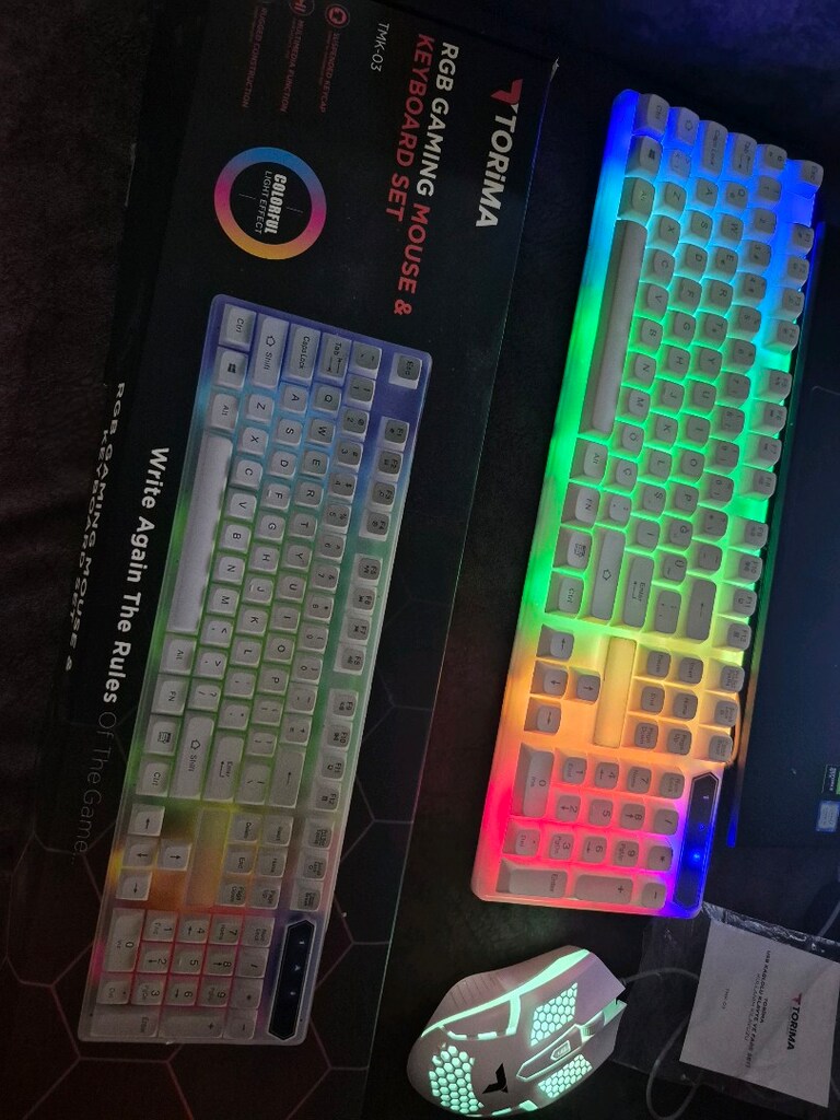 TORİMA GAMING RGB OYUNCU KLAVYE MOUSE SETİ - 2