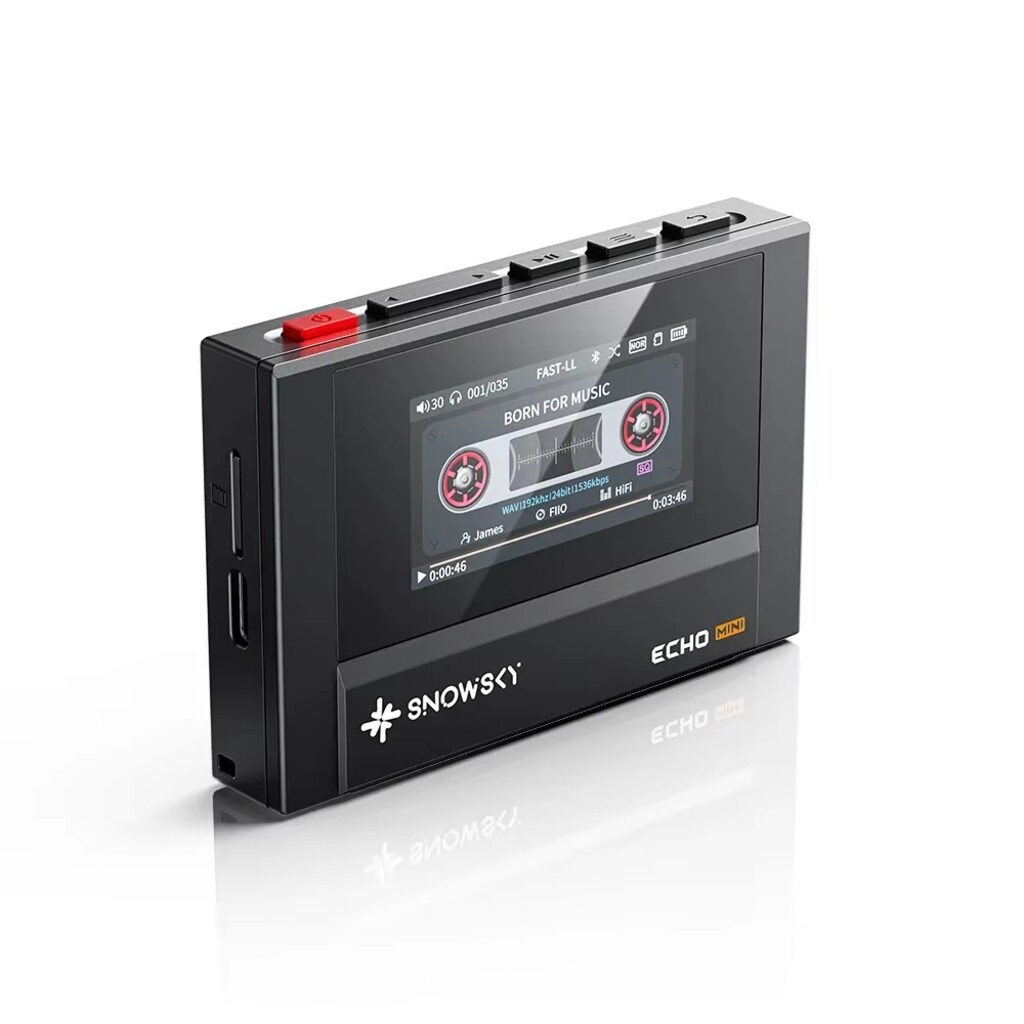 FiiO SnowSky Echo Mini HiFi MP3 Çalar - 3.5mm & 4.4mm - Dual DAC - 3