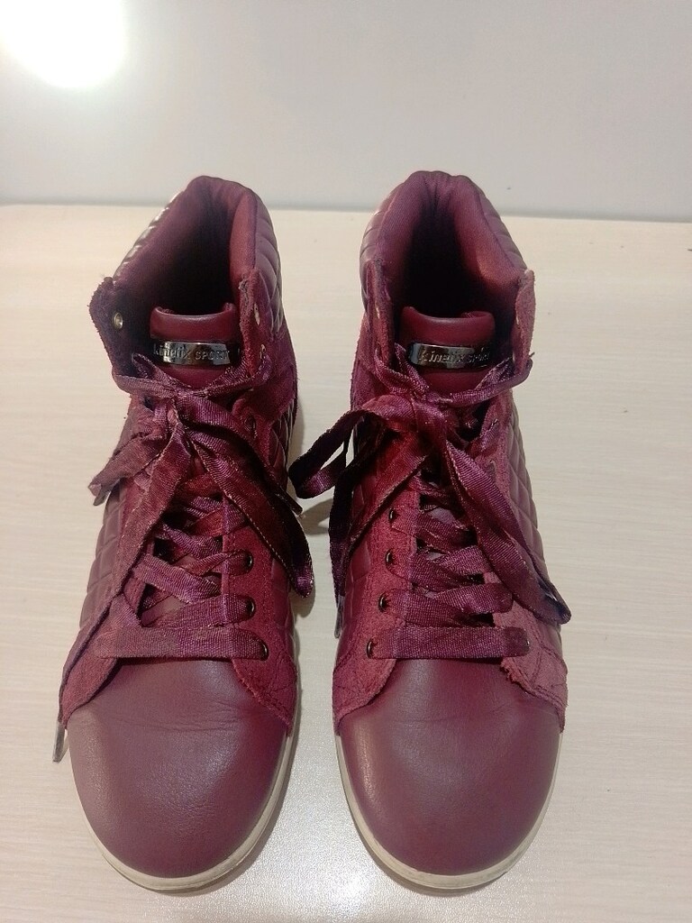 KİNETİX Bordo Bayan Sneaker - 3