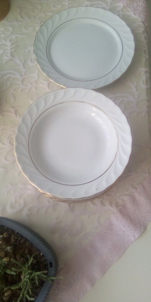 1 servis 6 adet yemek tabağı - 4