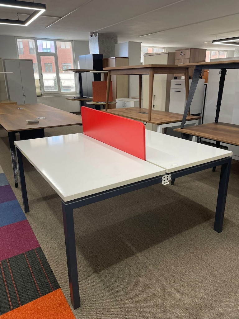 KLAS OFİS ÜSKÜDAR 140x140 2 KİŞİLİK ÇALIŞMA MASASI WORKSTATION - 2