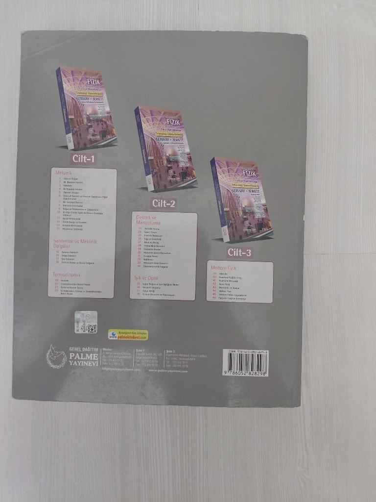 Serway Fizik Cilt 1 (Palme Yayınevi) - Fen ve Mühendislik İçin Fizik - 3