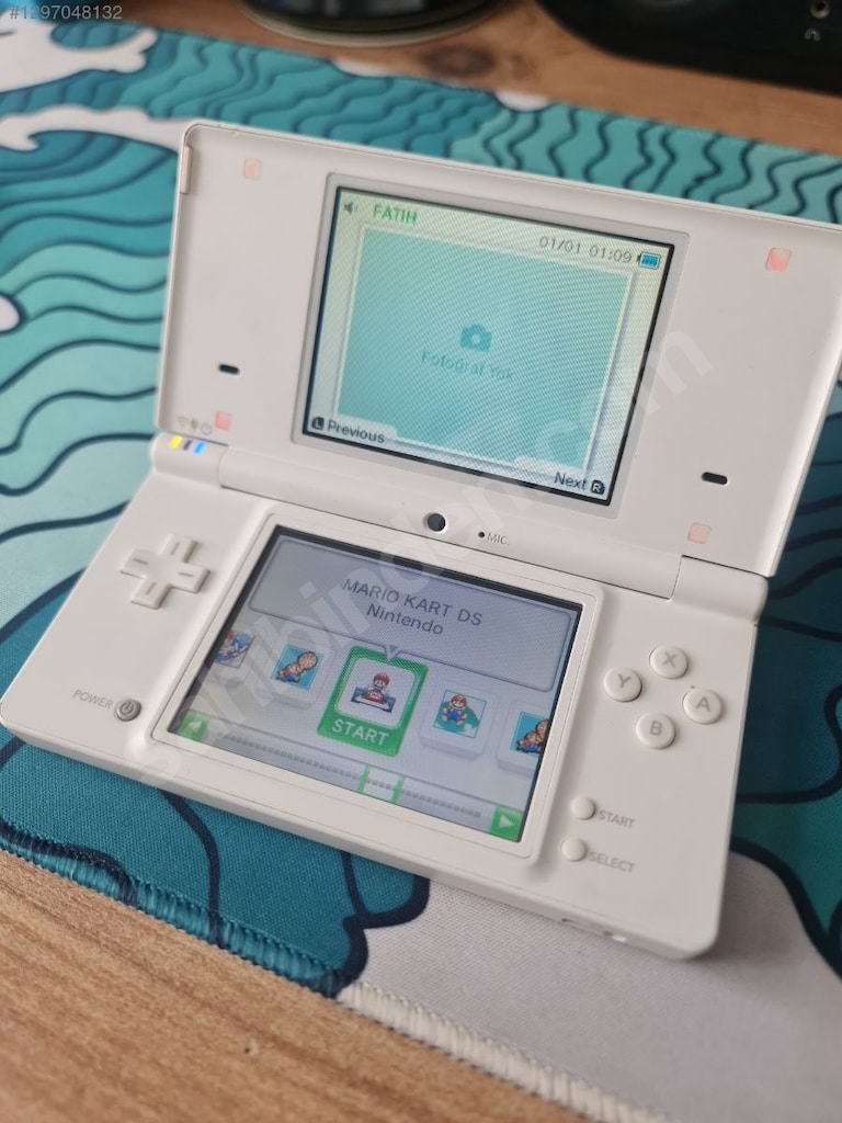 nintendo dsi beyaz el konsolu sorunsuz homebrew yazılımlı kırık - 3