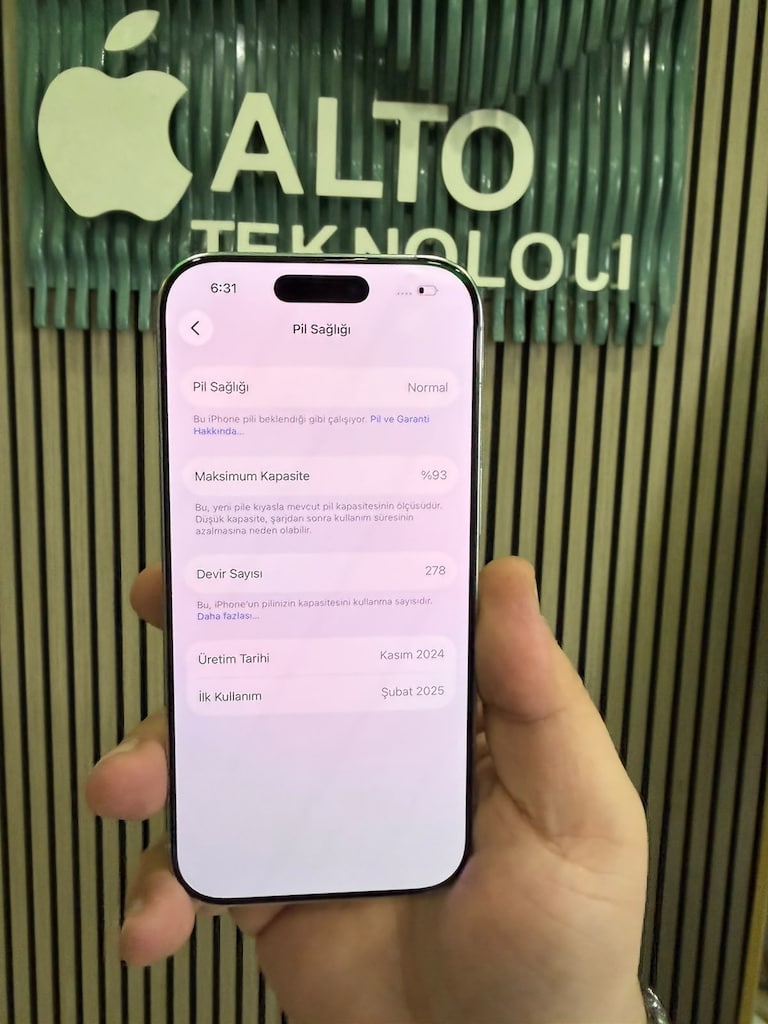 16 PRO 256 GB BEYAZ AVRUPA 12 AY AÇIK ! - 8