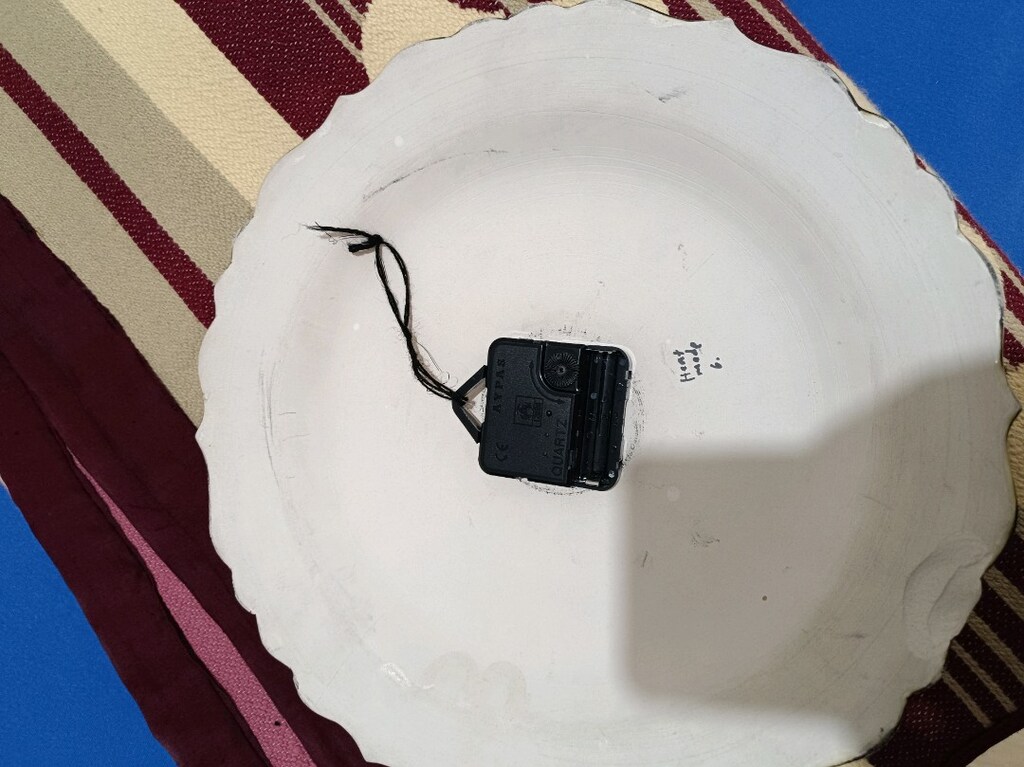el işlemeli duvar saati - 2