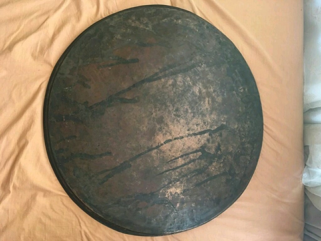 Antika bakır sini , tepsi , bakraçlar - 3