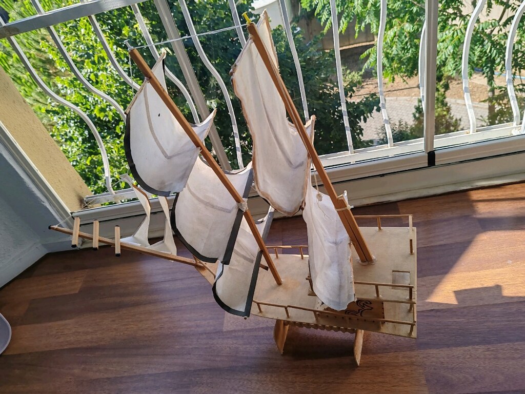 EL emeği YELKENLİ uzunluk 80 yükseklik 73 genislk 17 cm - 6