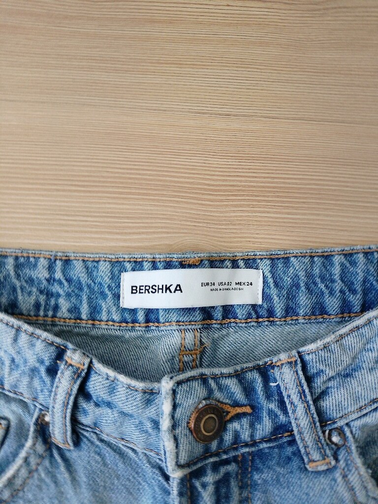 Bershka Mavi kot pantolon - 2