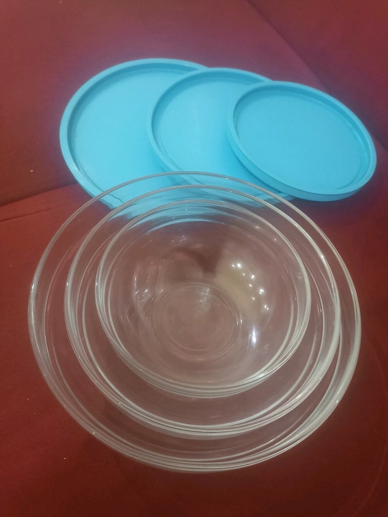 Kapaklı kaseler yeni 3 tane - 4