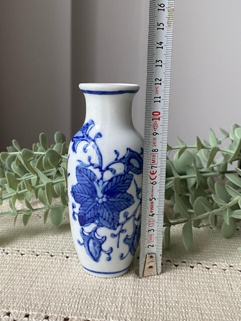 mini blue blanc vazo