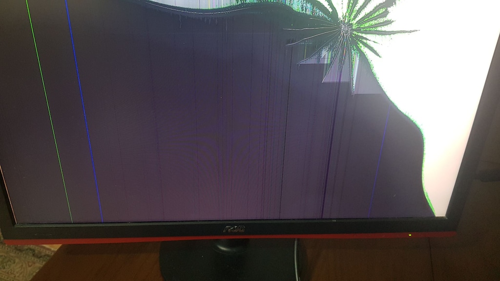 LCD Ekran Arızalı AOC Monitör-21,5 inç-G2260VWQ6 model - 5