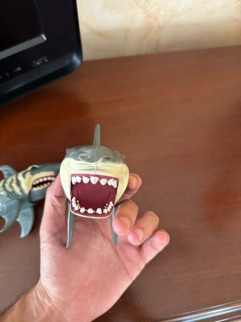 2 Adet Chap Mei Köpekbalığı Figür Oyuncak Jaws Hayvan - 8