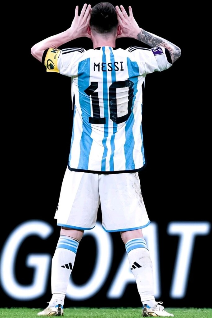 Çerçeveli Arjantin Lionel Messi Forması - 5