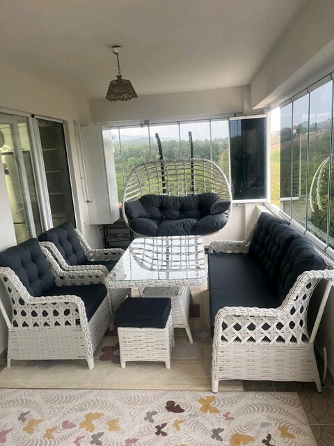 rattan bahçeye balkon mobilya oturma grubu rattan takımı