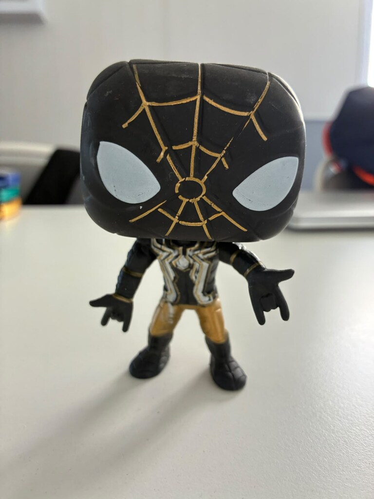 Funko Pop Spider-Man (Iron Spider, Siyah/Gold) Figür - Kutusuz