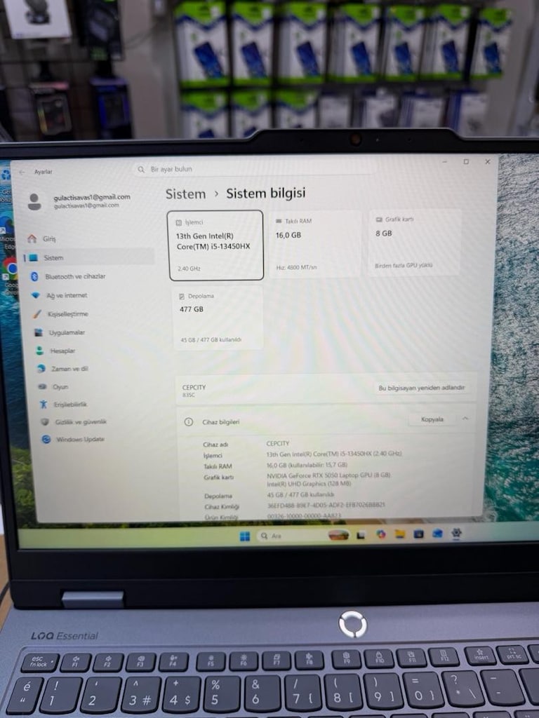 LENOVO LOQ ESSENTİAL - 6