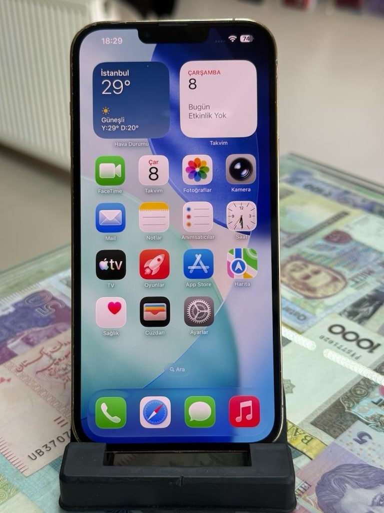 İPhone 13 pro max 128gb pil 77 - 5