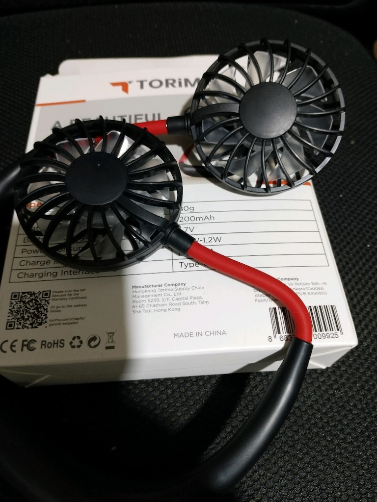 YENİ KUTUSUNDA TORİMA MİNİ NECK FAN ARABA MOTOR GİBİ ARAÇLARDA - 6