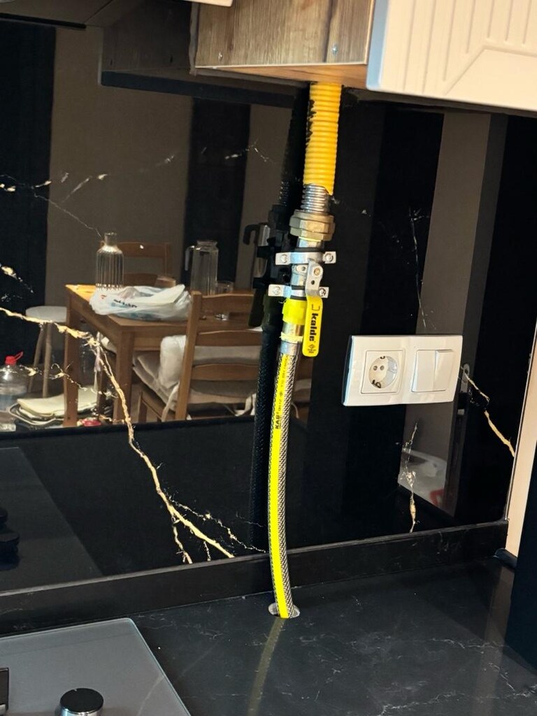 Ölçünüze Özel Doğalgaz Borusu Gizleme Aparatı - 3