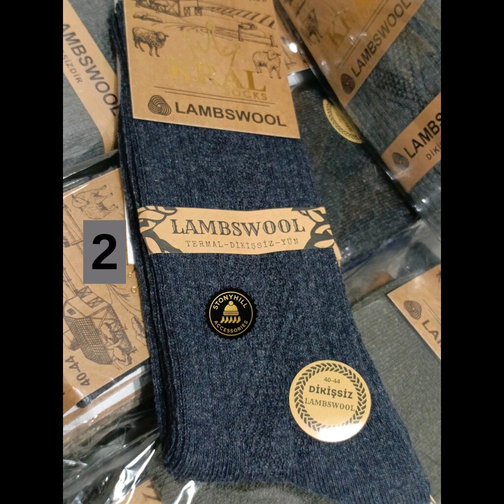 Toptan Çorap Lambswool Kışlık Premium Çorap - 12