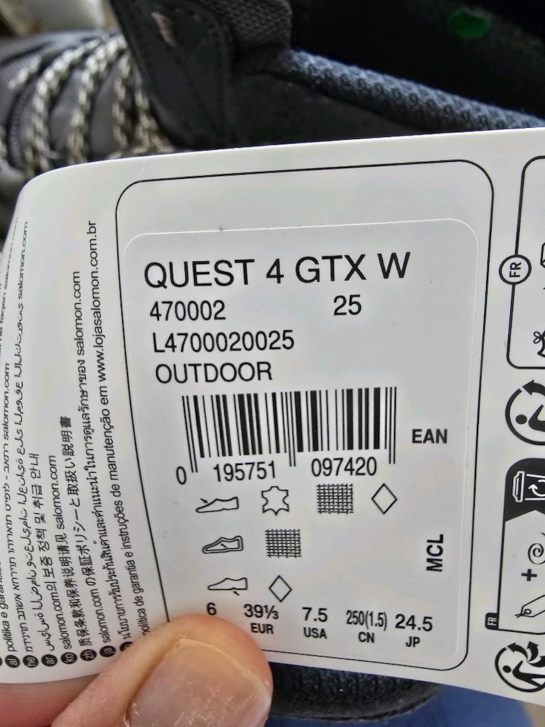 Salomon Quest 4 GTX W kadın outdoor/trekking botu. Gore-Tex (GTX) tekn - 6