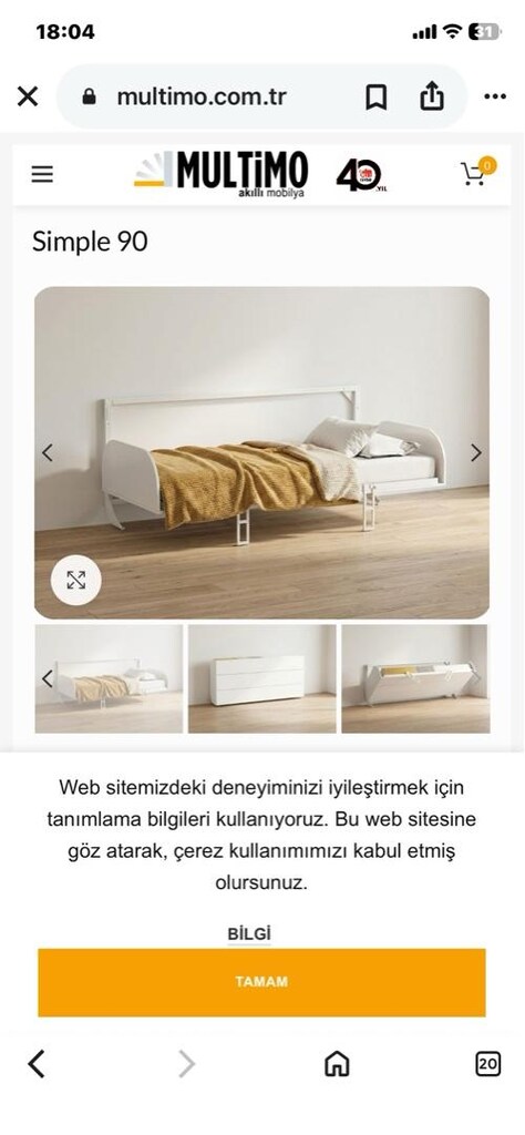 multimo katlanır yatak - 6