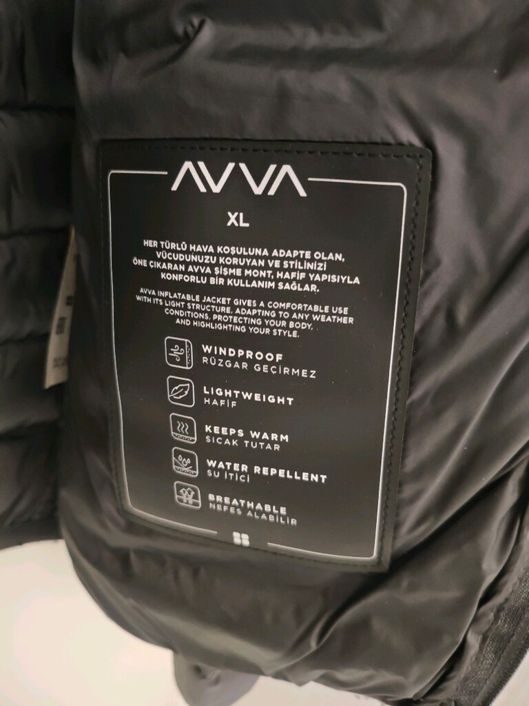 AVVA Antrasit XL Beden Mont - 5