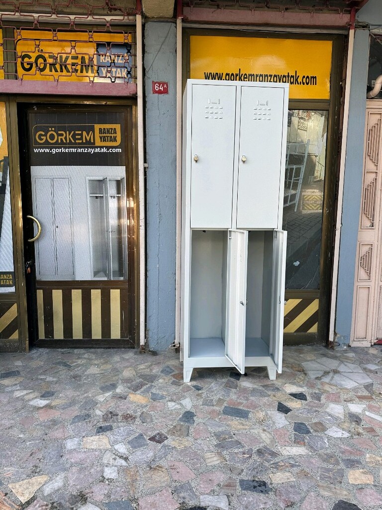 4 KAPILI METAL SOYUNMA DOLABI ÜCRETSİZ TESLİMAT IMALATTAN - 2