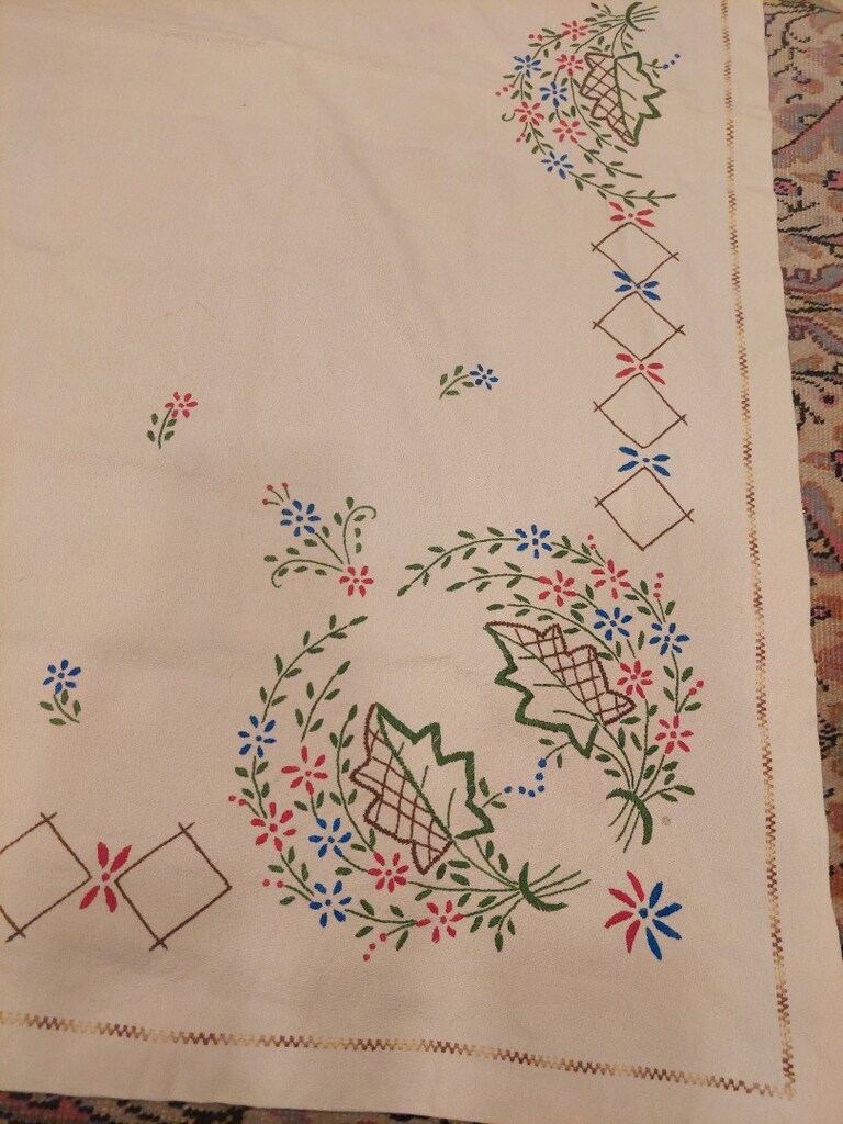 KETEN KUMAS ORTU 120 CM KASNAK SARMA İŞÇİLİĞİ KUSURSUZ SANDİKTAN BEJ - 4
