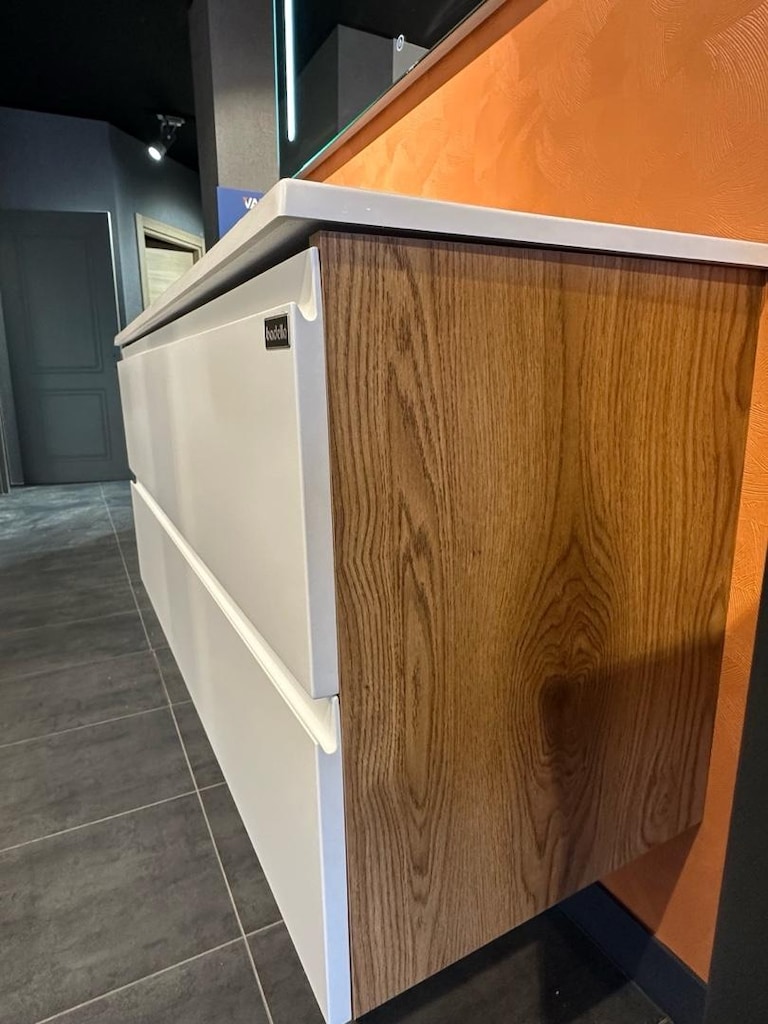 Seri Sonu Mat Beyaz Lake 120 cm Banyo Takım Seti - 8