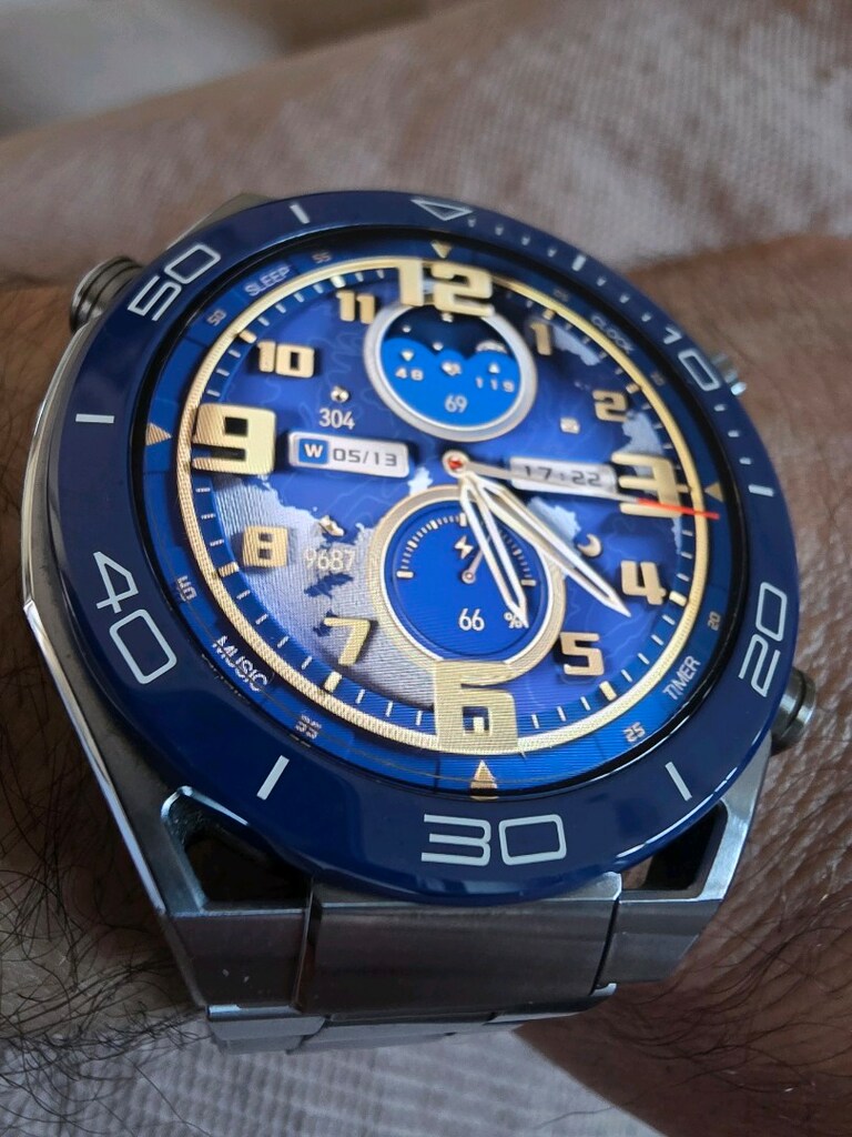 Huawei Watch Ultimate okyanus mavisi iyi kondisyonda temiz ürün - 2