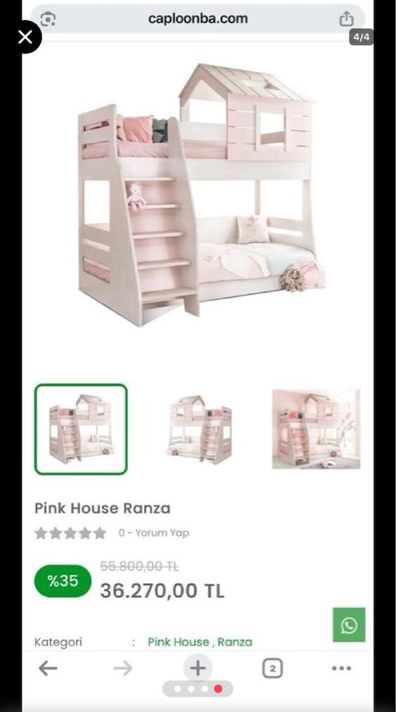 çocuk yatak ranza montessero - 5