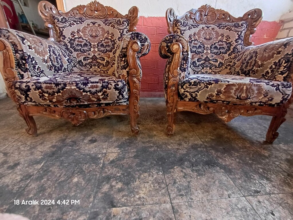 antika salon takımı oturma grubu - 3