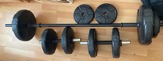 ECGSPOR 50kg dambıl seti