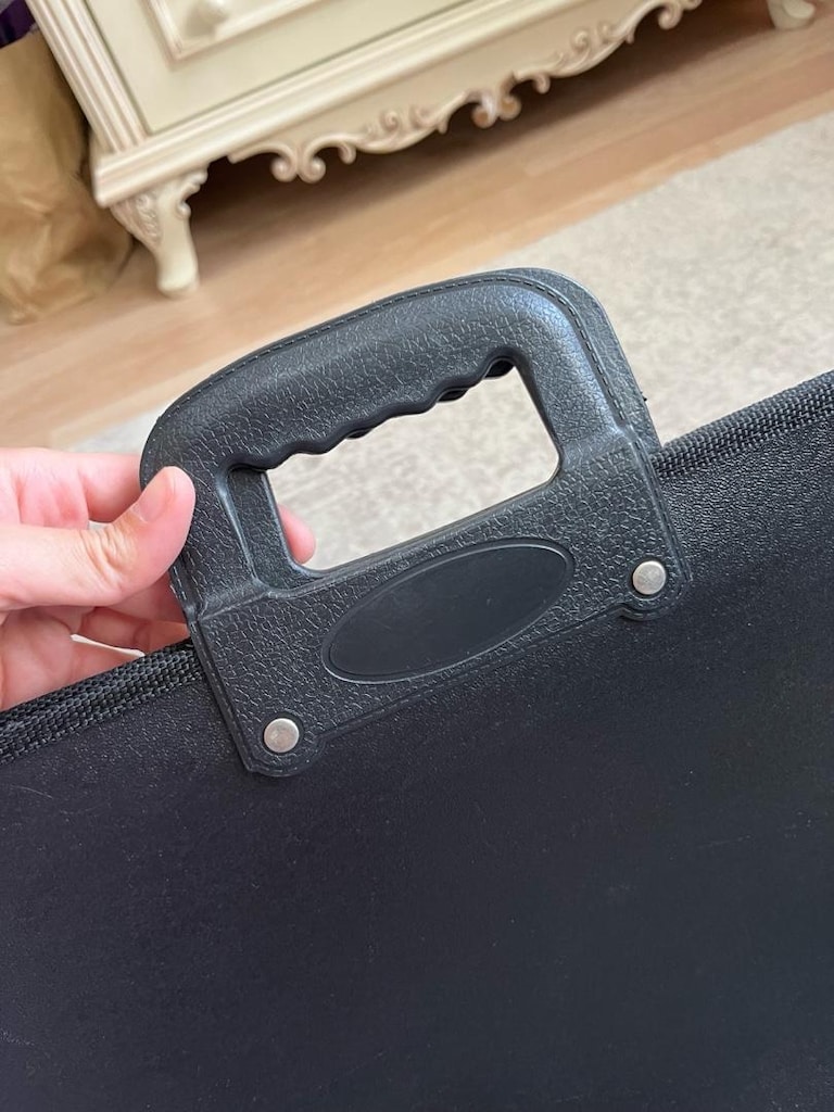 Siyah resim Dosya Klasörü çantası - 3